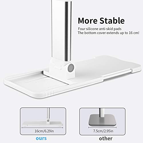 Soporte para Móvil / Tablet, Diseño Anticaídas, Ajustable Soporte para Teléfono, Soporte Universal para iPad Pro Air 2 3 4 Mini Surface Pro Book, iPhone Samsung Huawei Smartphone (4"-13.5")