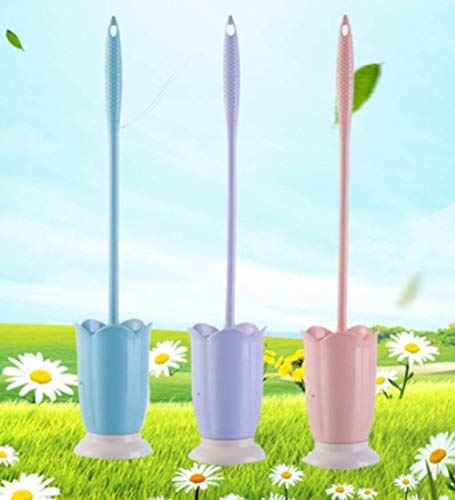 Soportes para Cepillos de Inodoro Juego de Escobillas para Inodoro Baño Escobilla para Inodoro Cepillo para Inodoro Inodoro Plástico Suave con Detergente Abrasivo Especial Juego de Inodoro Brushpink