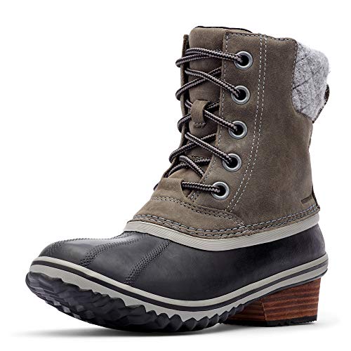 Sorel Slimpack Lace II, Botas para Nieve para Mujer, Cantera Negra, 39.5 EU