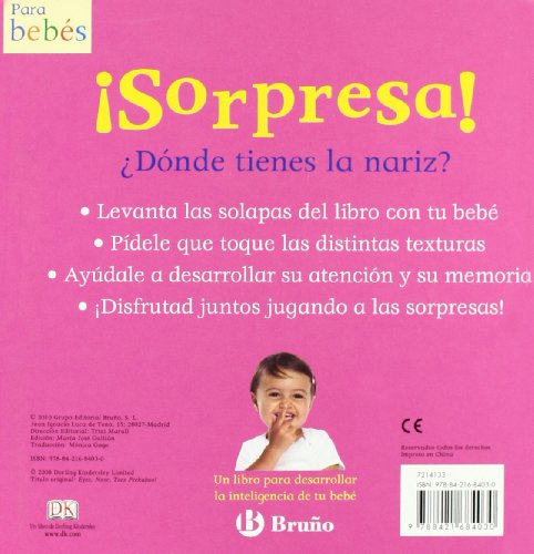 ¡Sorpresa! El cuerpo: ¡Un libro con texturas y solapas! (Castellano - A Partir De 0 Años - Libros Con Texturas - ¡Sorpresa!)