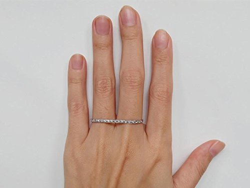 Sovats Anillo Mujer Banda Dos Dedos CZ Plata Esterlina 925