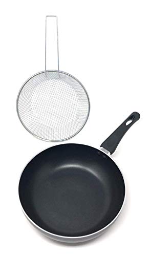 Space Home - Sartén Freidora con Cestillo - Inducción - Doble Recubrimiento Antiadherente Nonstick Plus - Ø 26 cm