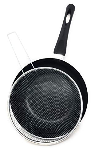 Space Home - Sartén Freidora con Cestillo - Inducción - Doble Recubrimiento Antiadherente Nonstick Plus - Ø 26 cm