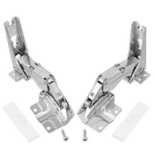 Spares2go - Bisagras de puerta integradas para frigorífico y congelador tipo Hettich (bisagras izquierda y derecha con códigos: 3306 3702 3307 3703 5.0 41.5)