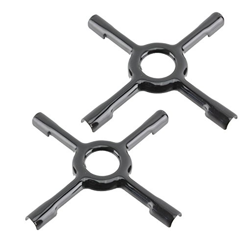 Spares2go Universal gas sartén cerámica para soporte Moka salvamanteles de (pequeño, 130 mm, lote de 2)