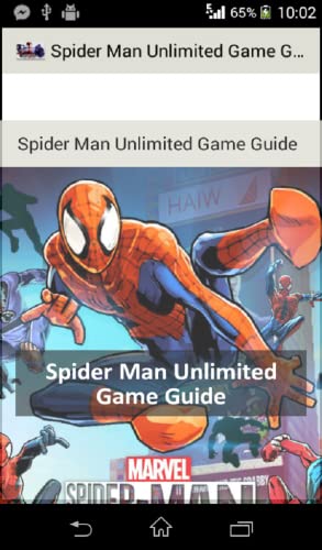 SPIDER-MAN UNLIMITED UNOFFICIAL GAME GUIDE