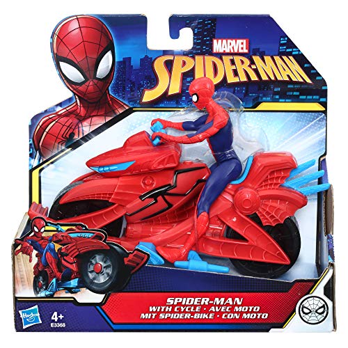 Spiderman - Spiderman with Cycle, multicolor (Hasbro E3368) , color/modelo surtido