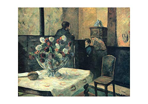 Spiffing Prints Paul Gauguin - Interieur du peintre Paris Rue Carcel - Large - Matte - Framed