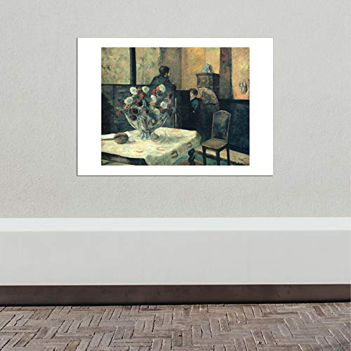 Spiffing Prints Paul Gauguin - Interieur du peintre Paris Rue Carcel - Large - Matte - Framed