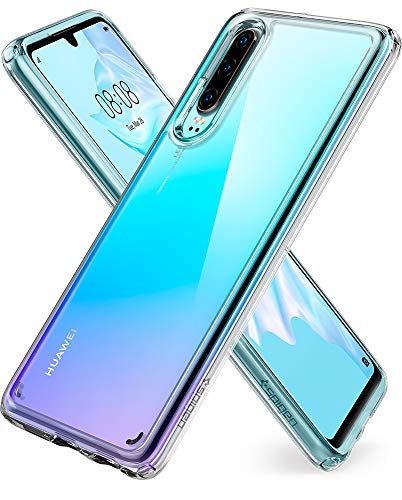 Spigen, Funda Compatible con Huawei P30 2019 [Ultra Hybrid] Tecnología de cojín de Aire y protección híbrida de la caída [Transparente] - L38CS25737