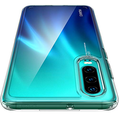 Spigen, Funda Compatible con Huawei P30 2019 [Ultra Hybrid] Tecnología de cojín de Aire y protección híbrida de la caída [Transparente] - L38CS25737