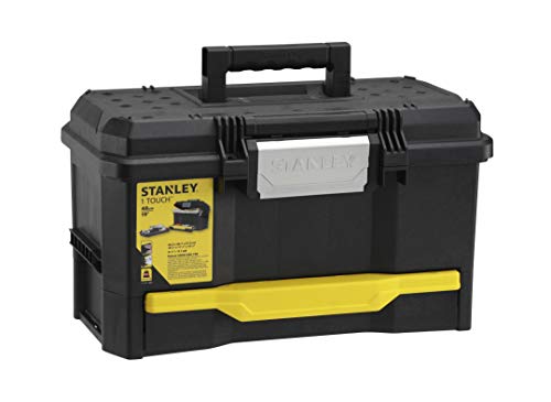 STANLEY 1-70-316 - Caja de herramientas 19"/40.5 cm con autocierre y cajon
