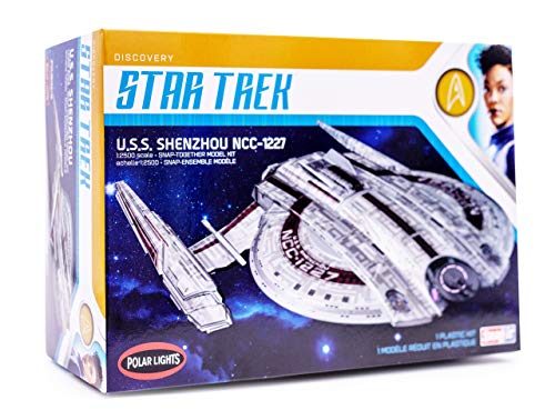 Star Trek USS Shenzhou NCC-1227 Polar Lights 1:2500 Scale Plastic Kit