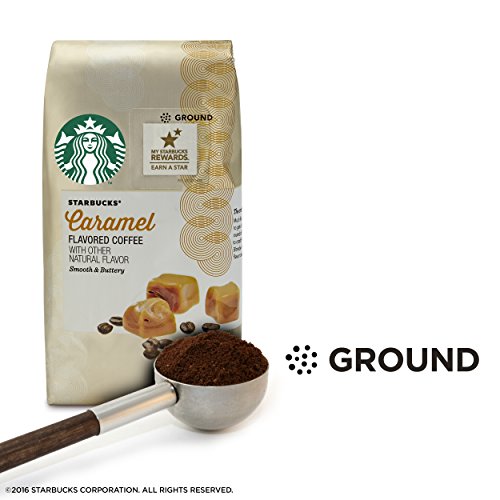 Starbucks - Café molido con sabor a caramelo, 300 g (aprox.)