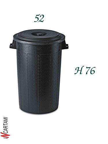 Stefanplast 3819500 - Cubo de Basura para Exterior, 120 L