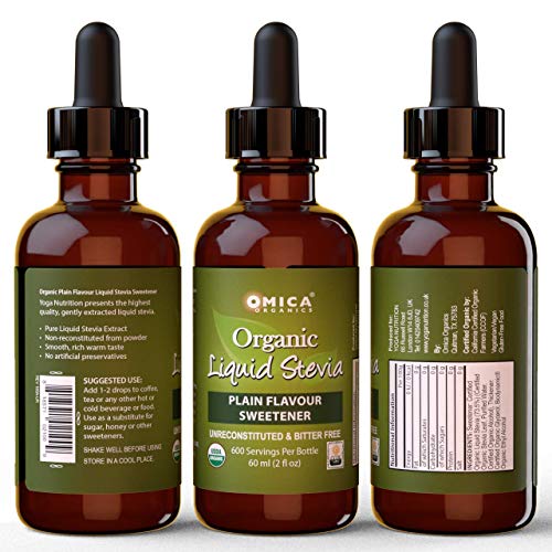 Stevia Organica Liquida Edulcorante (sabor simple)