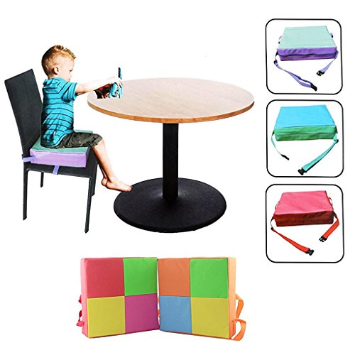 StillCool Cojín de asiento infantil,Cojín elevador Portátil,Silla de Refuerzo,Ideal para Comer en Casa o Viaje para Niño Bebé(Colorido)