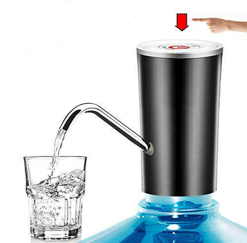 STLOVe Dispensador de Agua, Dispensador de Agua Sistema de Bomba, Bomba de Agua de Carga USB, extraíble, Apto para Usar en Agua embotellada, dispensador de Agua para garrafas