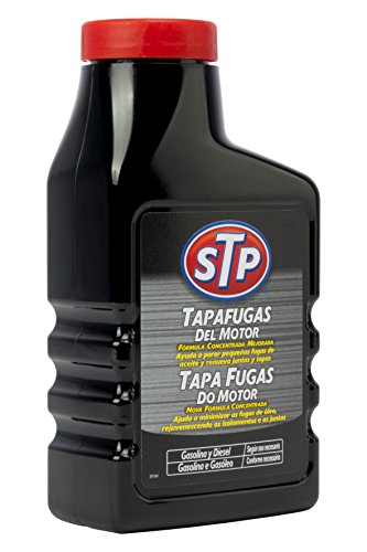 STP ST63300SP Tapafugas Motores Coche Gasolina Y Diesel 300 ml Ayuda a parar pequeñas Fugas de Aceite, 300ml