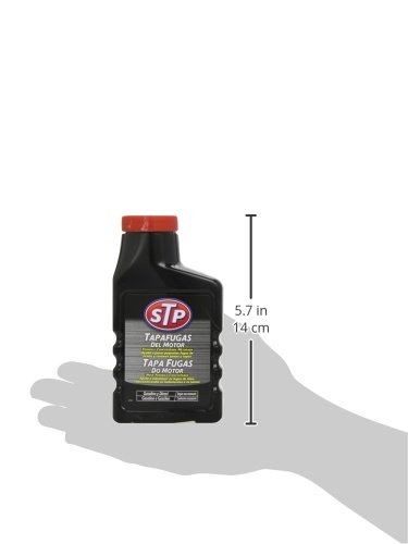 STP ST63300SP Tapafugas Motores Coche Gasolina Y Diesel 300 ml Ayuda a parar pequeñas Fugas de Aceite, 300ml