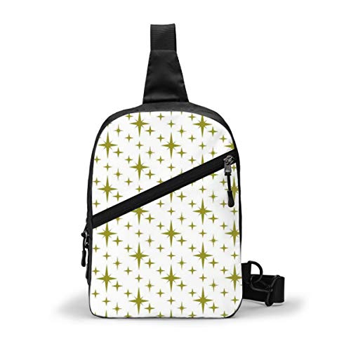 Subway Stars Citric Bloom On White Chest Sling Bag Crossbody Mochila de hombro Casual Daypack Mochila para hombres mujeres Ciclismo al aire libre Senderismo Viajes