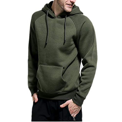 Sudadera con capucha y capucha para hombre con capucha de manga larga