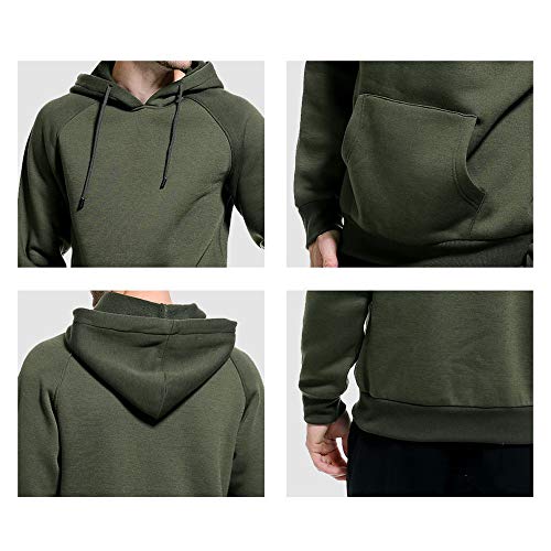 Sudadera con capucha y capucha para hombre con capucha de manga larga