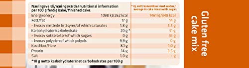 Sukrin Sugar and Gluten-Free Free-From Cake Mix; Low Calorie, Low Carb, Low Fat Deliciously sweet! (270g)