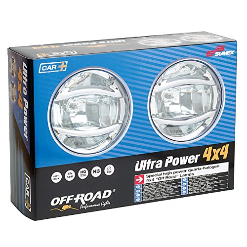 Sumex 3409600 - Juego Faros"Special 4X4 Ns890" Largo, Alcance 165 mm, Cromados