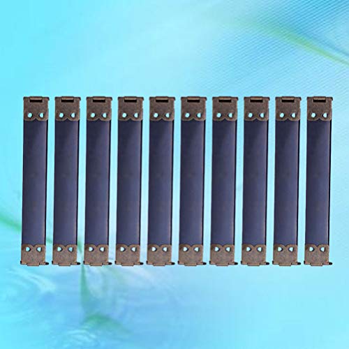 SUPVOX 10pcs marco flexible interno 8.5cm accesorios de clips de repuesto de metal para bolso de cierre bolso monedero