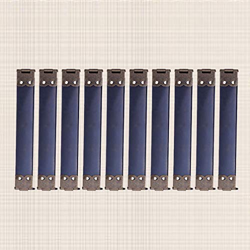 SUPVOX 10pcs marco flexible interno 8.5cm accesorios de clips de repuesto de metal para bolso de cierre bolso monedero