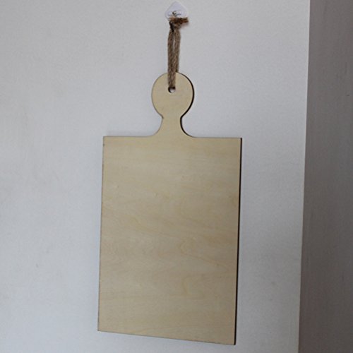 Supvox Pizarra colgante de pared Pizarra de madera Menú de cocina Tablero de tiza Muestra de la muestra para la cocina