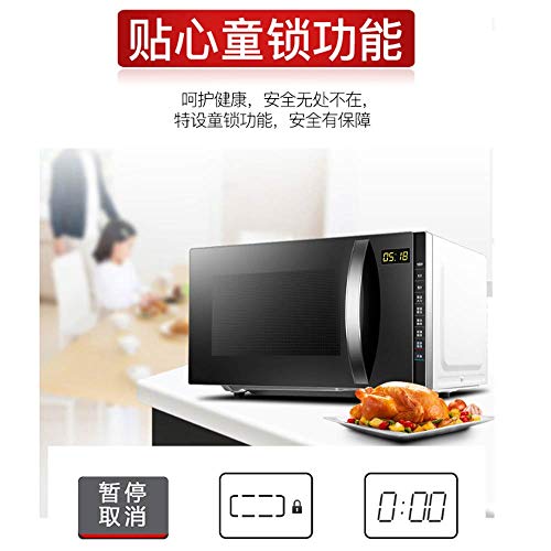 SUQIAOQIAO Horno microondas Micro cocción de Todo-en-uno Inicio microondas Horno de Aire de Dos-en-uno Horno eléctrico de electrodomésticos