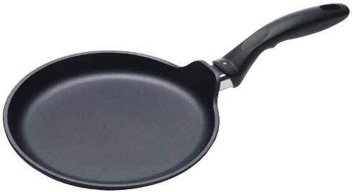 Swiss Diamond 6224i - Sartén para Crepes, 24 cm, Color Negro