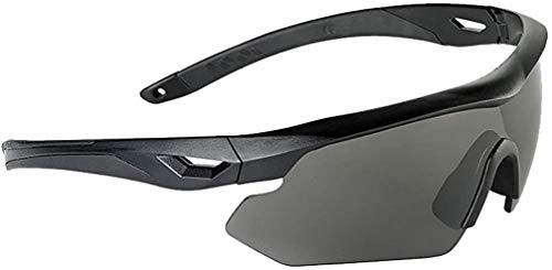 Swiss Eye Nighthawk Gafas 3 Lentes Intercambiables Caucho Negro Marco