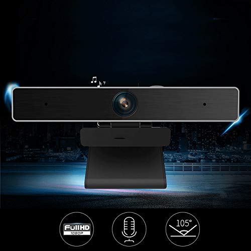 Syczdsxt Webcam de la cámara del ordenador de escritorio de alta definición con la absorción del micrófono, cámara web con micrófono Full HD Webcam Webcam USB streaming webcam for video llamadas webca