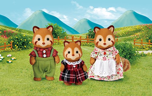 Sylvanian Families - 5215 - Familia Panda Rojo