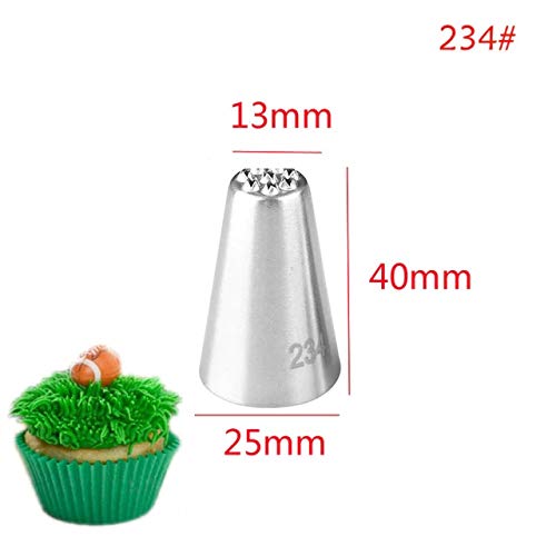 Symphonyw 2, 3pcs hierba de acero inoxidable de glaseado de tubería de boquilla de puntas para pastel fondant cupcake