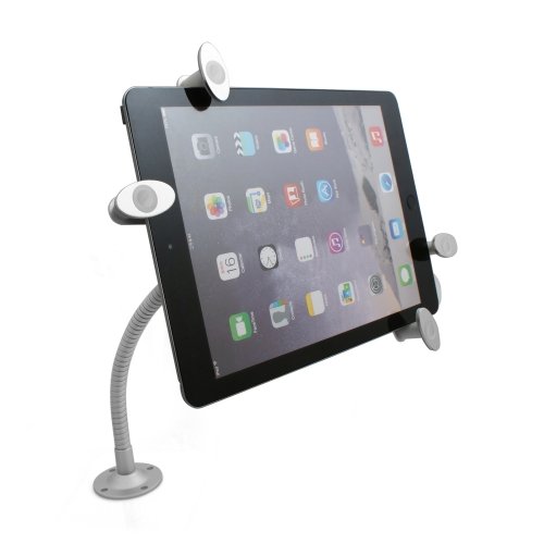 System-S – Soporte Expositor antirrobo con vástago Flexible y Cerradura de Seguridad para Tablet o PC de 10 – 12,6 Pulgadas