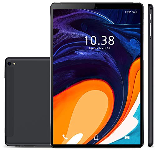 Tablet 10 Pulgadas Android 9.0 Ultrar-Rápido Tablets 4G Dual SIM / WiFi 4 GB RAM 64GB ROM 8000mAh Batería Quad Core (GPS, Bluetooth, OTG, Netfilix)