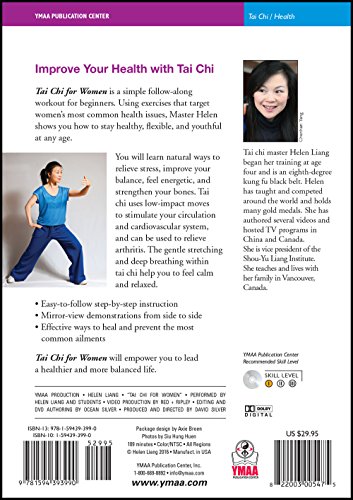 Tai Chi para Mujeres DVD del maestro Helen Liang (YMAA) todas las regiones BESTSELLER Short Workout.
