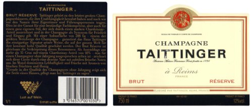 Taittinger - Champagne brut reserva