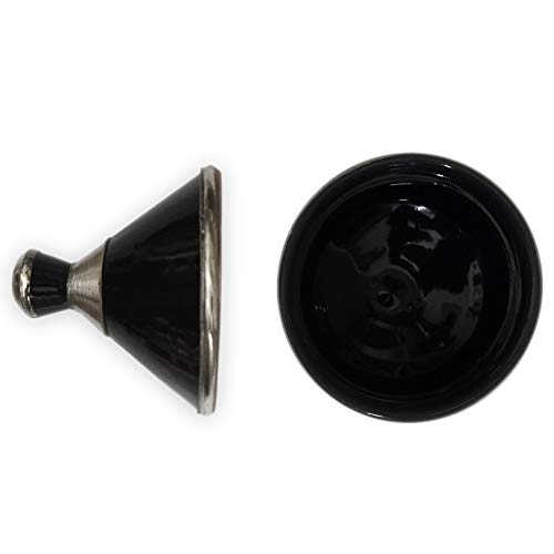 'tajín ("Ornamentales Tagine Negro 14 cm | tajín de cerámica pintado a mano | Deko tajín Oriental
