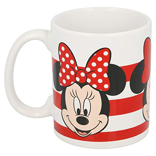 TAZA CERAMICA 325 ML CON CAJA | MINNIE MOUSE - DISNEY - STRIPES