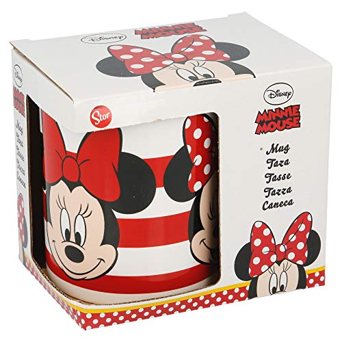 TAZA CERAMICA 325 ML CON CAJA | MINNIE MOUSE - DISNEY - STRIPES