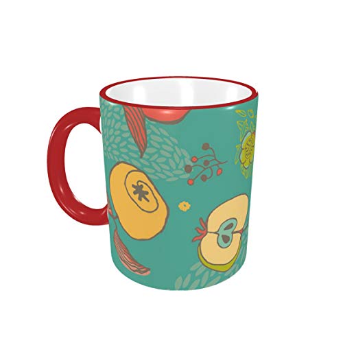 Taza de café Fruit With Bird Taza de cerámica de 11 oz