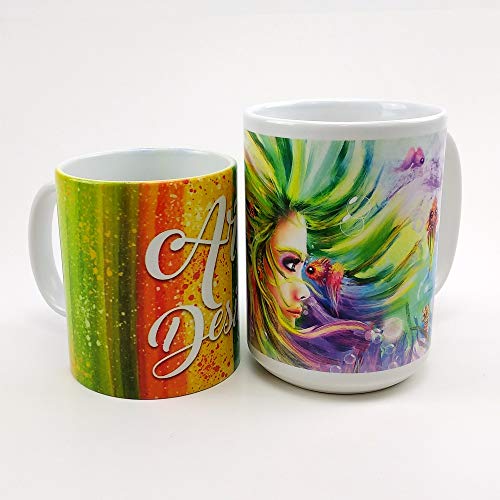 Taza Grande Personalizada con Foto. Regalo Original Negro