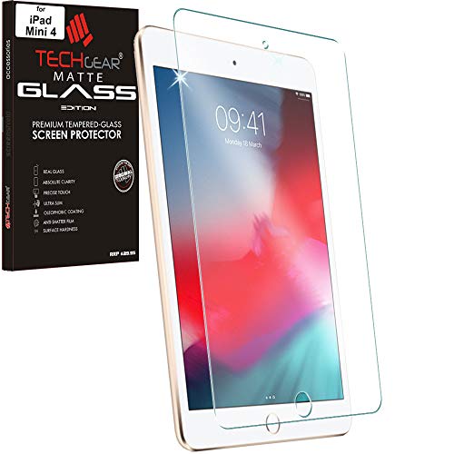 TECHGEAR Antirreflejo Protector de Pantalla para iPad Mini 4, iPad Mini 5 2019 - Mate Vidrio Edición Protector de Pantalla de Vidrio Templado Compatible con Apple iPad Mini 5/4