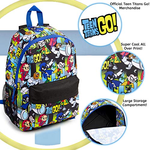 Teen Titans Go! Mochila Niño, Material Escolar para Niños, Mochilas Escolares Juveniles de Los Jovenes Titanes, Mochila Infantil para Deporte Viaje Colegio, Regalos para Niños Adolescentes