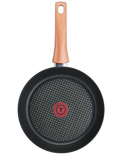 Tefal Chef's Delight G11704 - Cacerola (Alrededor, Sartén Multiuso, Negro, Naranja, Titanium Pro, 175 °C, Aluminio)